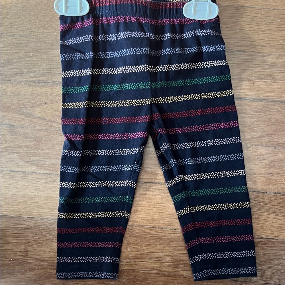 NWOT Gap Striped Kids Leggings, size 6-12m